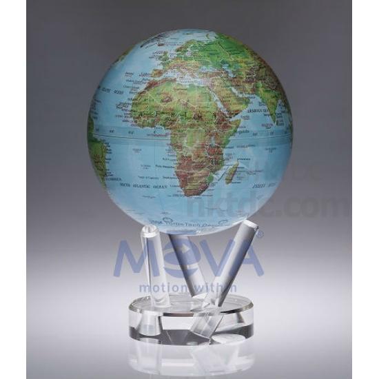 6 Blue With Relief Map MOVA Globe Stationery Printing Packaging