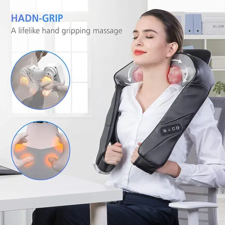 Comfier Shiatsu Neck Massager Pillow- Neck And Back Massager With