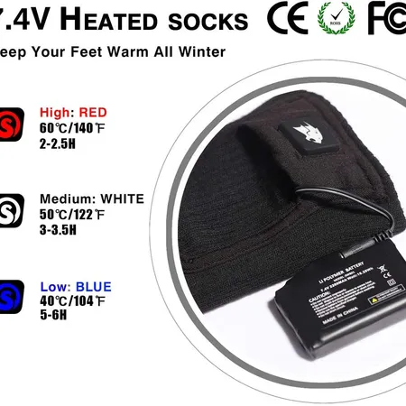 Mens Ladies Heating Pants USB Battery Rechargeable Winter Warm