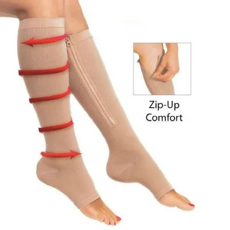 Support Varicose Veins Medical Diabetic Sport Open Toe Running Socks, Socks,  Legwears & Hosiery