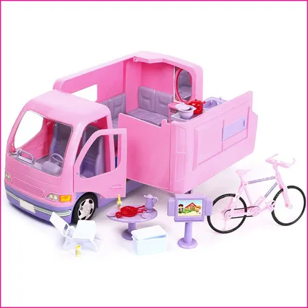 Barbie doll camper online van