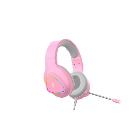 RGB gaming Wired headset Headphone Black Pink Headphones