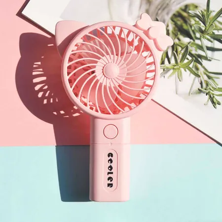 2022 New USB Portable Mini Fan Rechargeable Handheld Fan For Gift Promotion  Cute, Air Conditioners, Fans & Coolers