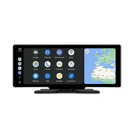 Portable Touchscreen Car Stereo | Dashboard Receiver | IPS HD display |  Wireless CarAutoPlay/Android Auto | HP901