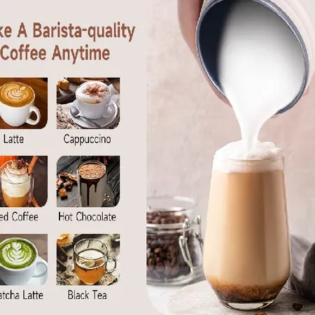 Portable Milk Frother Makes Latte and More - STiR Coffee and Tea
