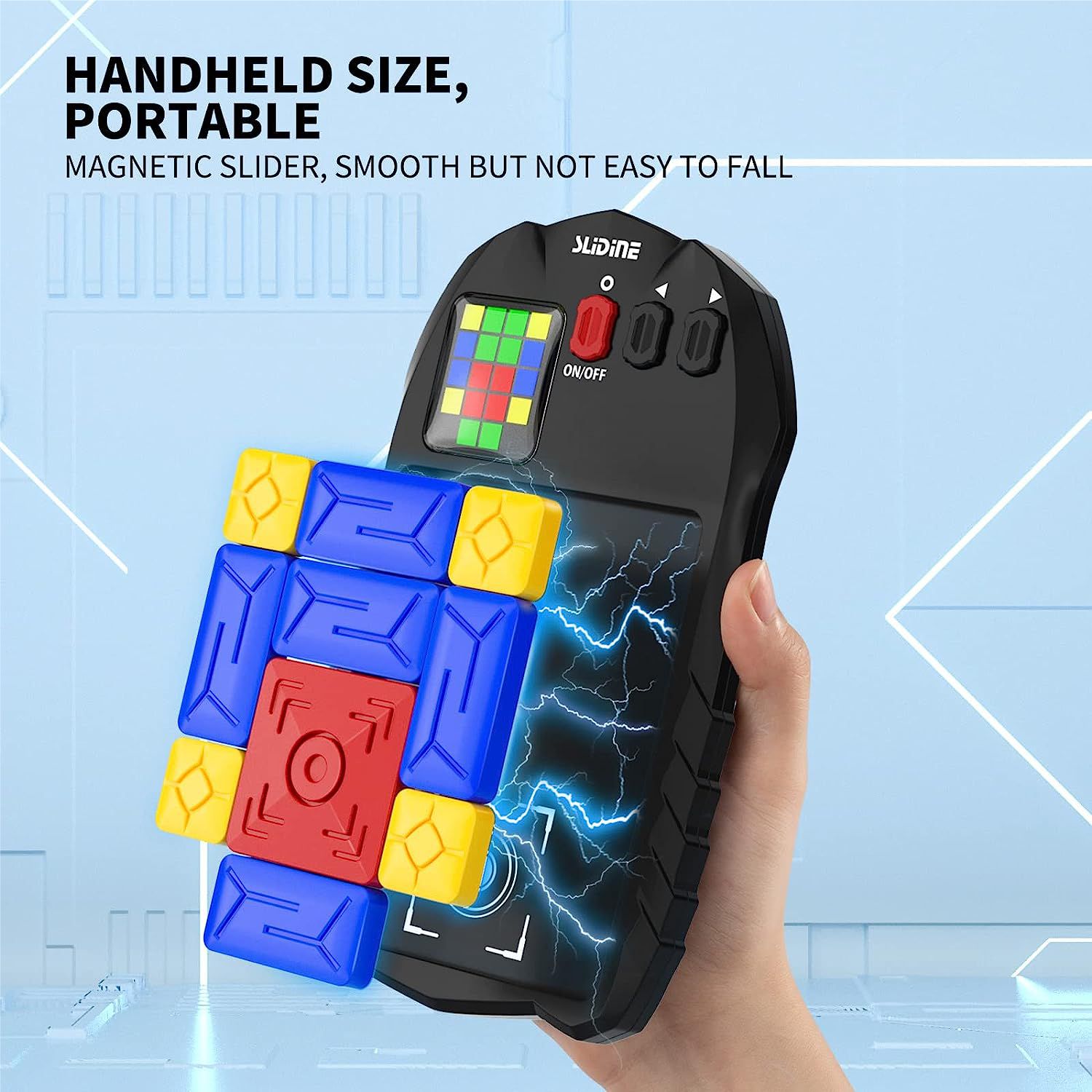 Tragetasche Für Super Slide Puzzle Konsole – Schutzhülle Aus EVA, 21,3 X 14,5 X 5 Cm, Für Gehirnspiel & Zubehör