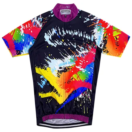 Rainbow discount bike jersey