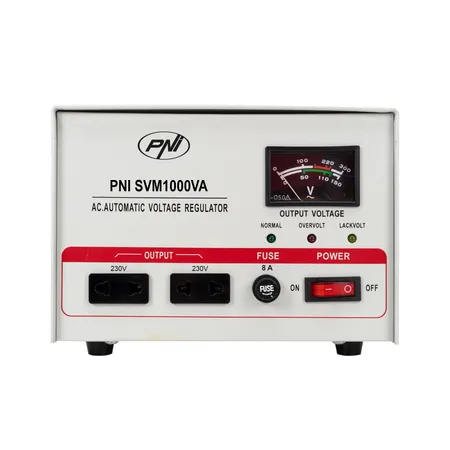PNI SVM1000VA voltage stabilizer with servomotor, 800W, 3.6A, 230V output, Parts, Components & Electrical Supplies