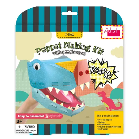 DIY Paper Puppet Making Kit, STEM, STEAM & STREAM Toys