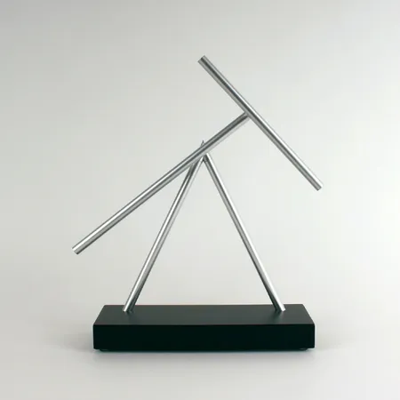 The Swinging Sticks Double Pendulum Kinetic Energy Perpetual Motion  Illusion Art Toy Sculpture