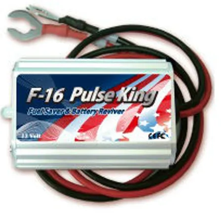 F-16 Pulse King 3-In-1 Batteriepulser & Booster & Fuel Saver, zur  Regenerierung und Pflege für 12V Batterien, Bleiakku Desulfator -  Refresher, Batterie Aktivator