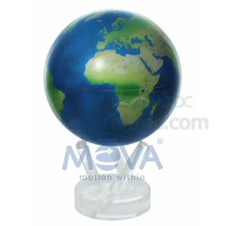 Mova Globe - 4.5 Nature Earth Globe with Base MG-45-STE-NE