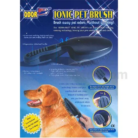 Ionic pet outlet brush