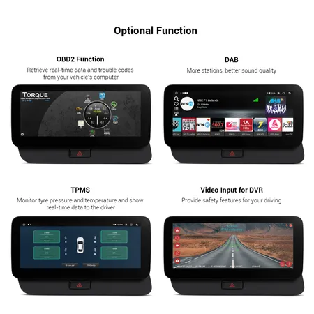 CarPlay,GPS Navigation Radio,For Audi Q5 2009-2017,AutoRadio,Stereo  Multimedia Player,AHD,Video Recorder Support