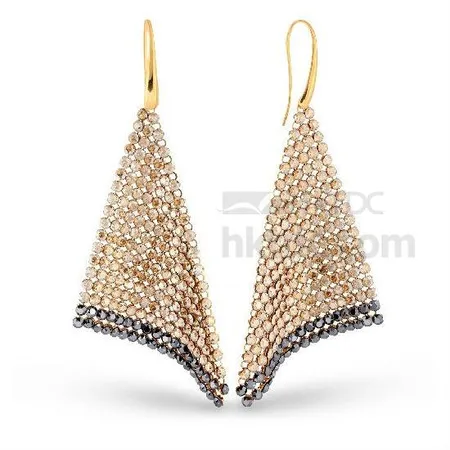 Swarovski Crystal Mesh Earrings | Jewellery & Watch