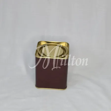 Square Tin with Round Lid | Metal Packaging | Printing & Packaging 