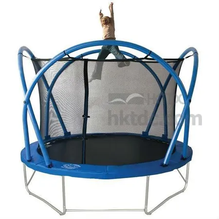 Trampoline with 2024 folding enclosure