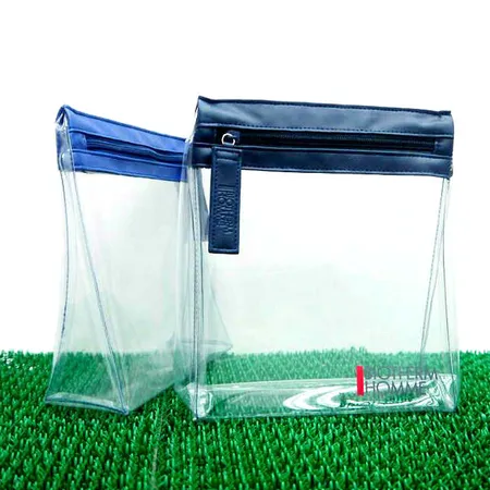 Pvc bags with online zipper