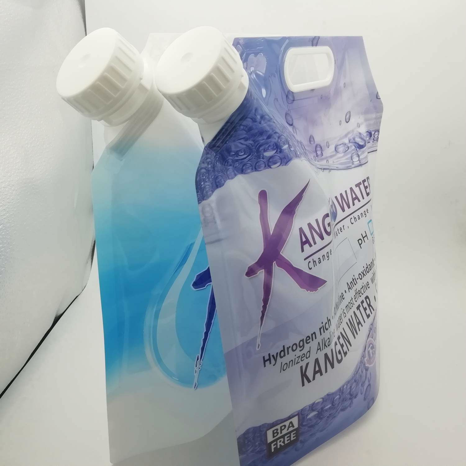 5 Liter Purple Drop Water Bag  Ionfaucet Inc