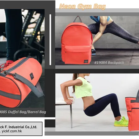 Neon gym clearance bag