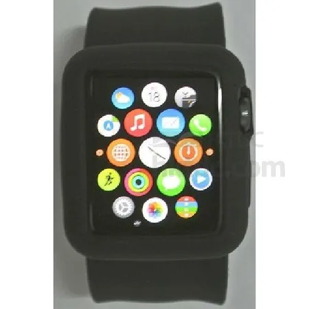 ABCase for Apple Watch 42mm Black Protective case with slap band