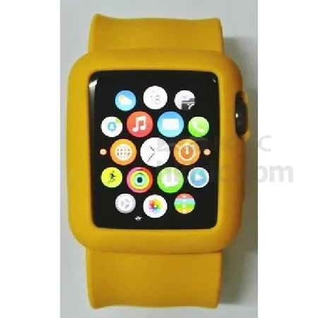 ABCase for Apple Watch 42mm Yellow Protective case with slap band