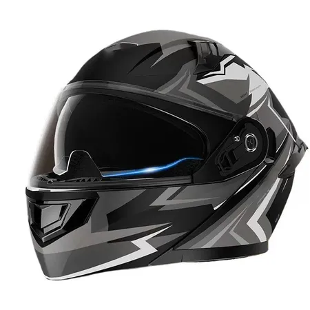 Factory Price DOT Motorcycle Helmet Full Face Flip up Moto