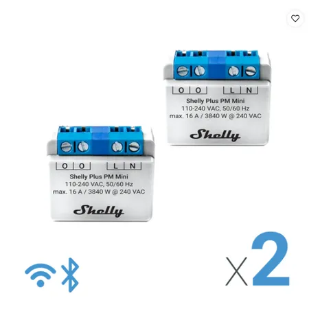 Shelly Plus PM Mini (2 Pack), Parts, Components & Electrical Supplies