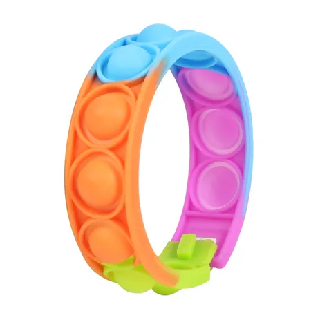 New Keep Relax Wrist Band Rotatable & Wearable Silicone Wristband Fidget  Spinner Push Pop Bubble Bracelets Toys - China Pop It Fidget Toy and Fidget  Toys Set price