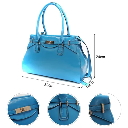 french blue: Handbags