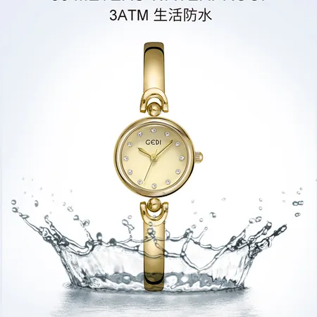 Gold bangle outlet watch