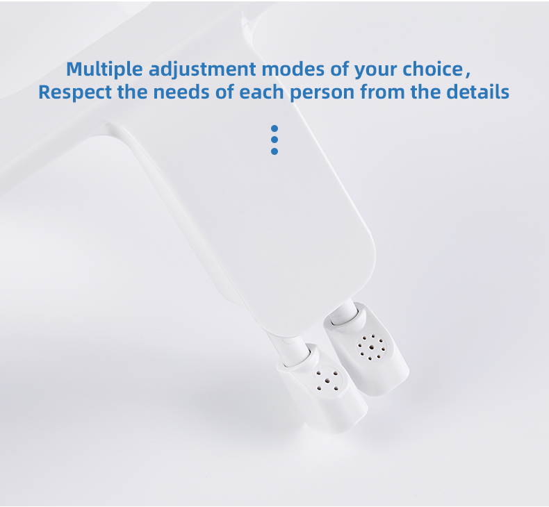 2023 New Ultra Slim Dual Knobs Fresh Bidet Toilet Attachment, Bathroom