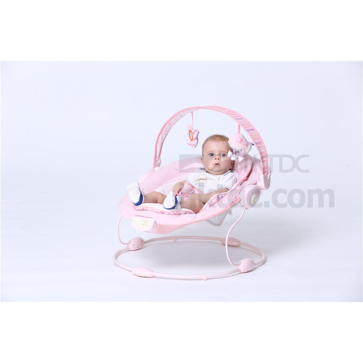 pink baby bouncer