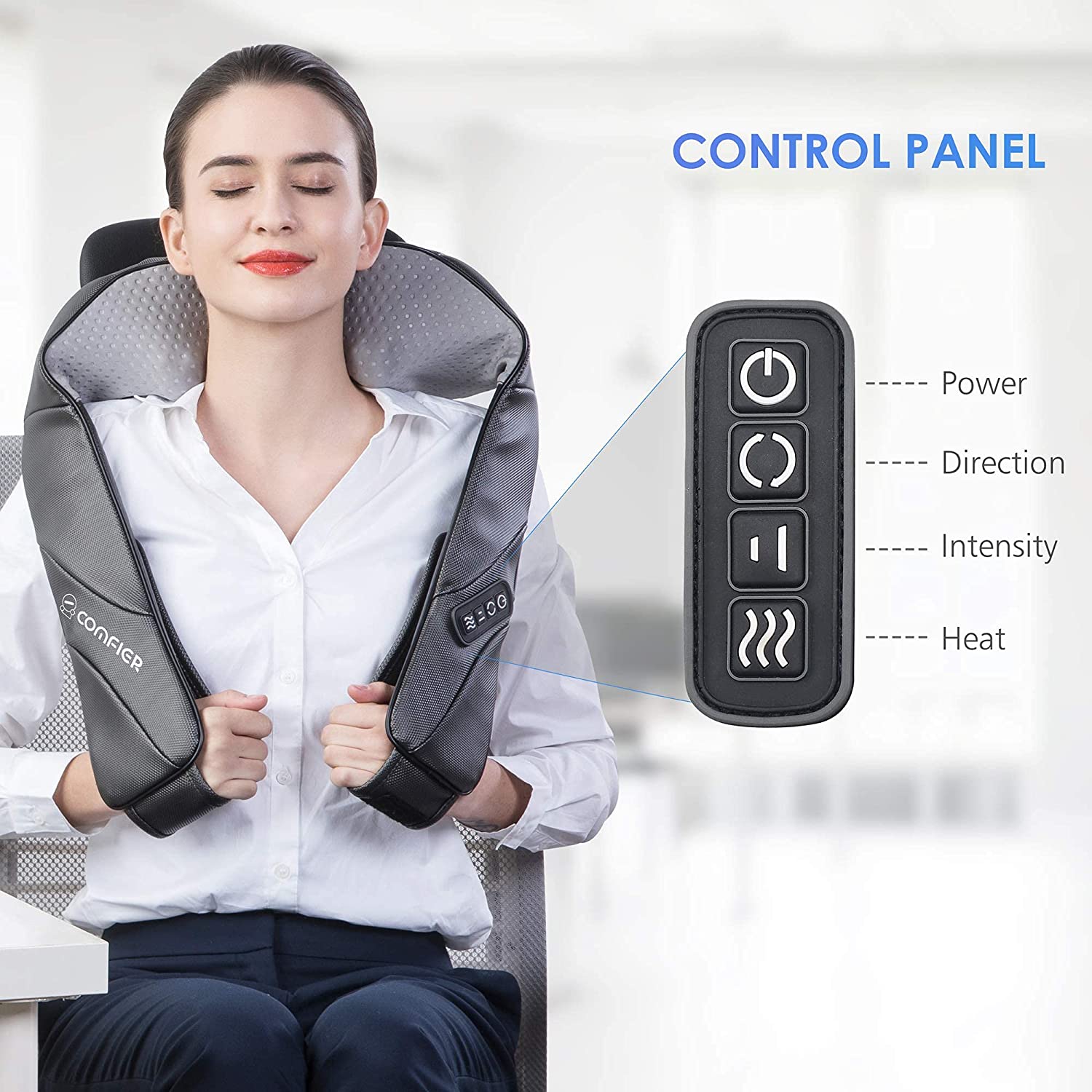 CF-6701 Comfier Hand Grip Shiatsu deep-kneading neck massager