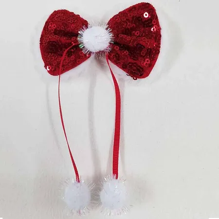 Christmas Hair Clip/Hair Clip with Bow | Hair Accessories | Fashion  Accessories
