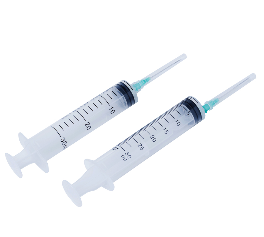 Disposable Syringes 3Part 30ml with Needle or without Needle Medical Consumable Health Care