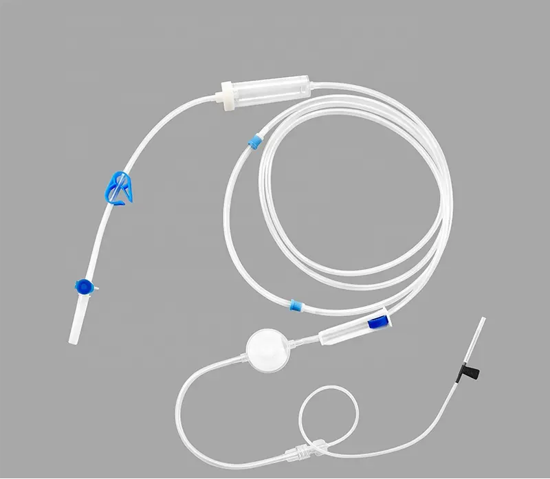 Disposable precision filter infusion set with needle Medical