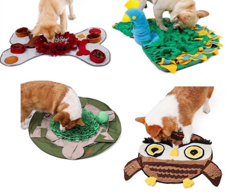 Dog Snuffle Eating  Mat - For Pet Nose IQ Training 