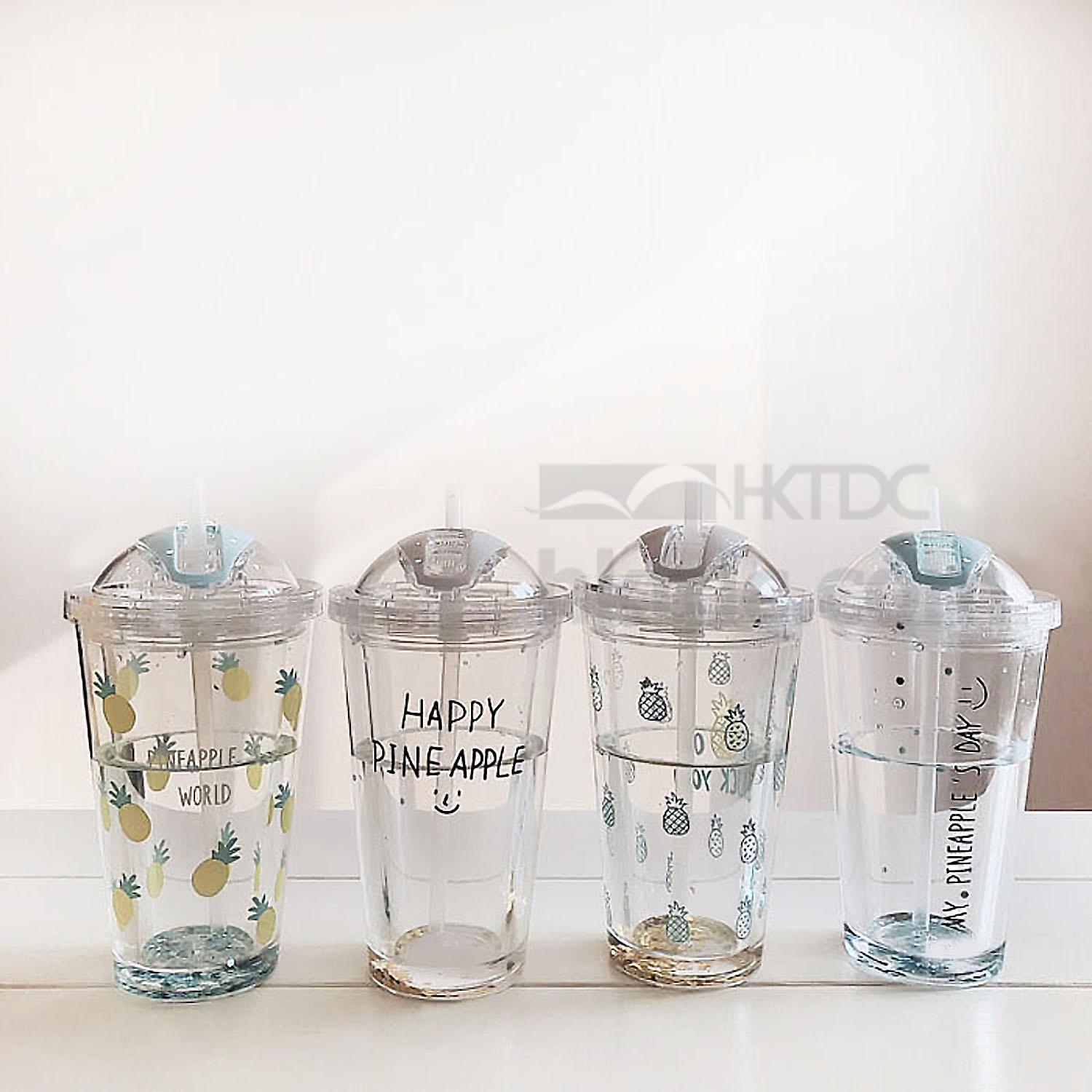 travel cup with straw
