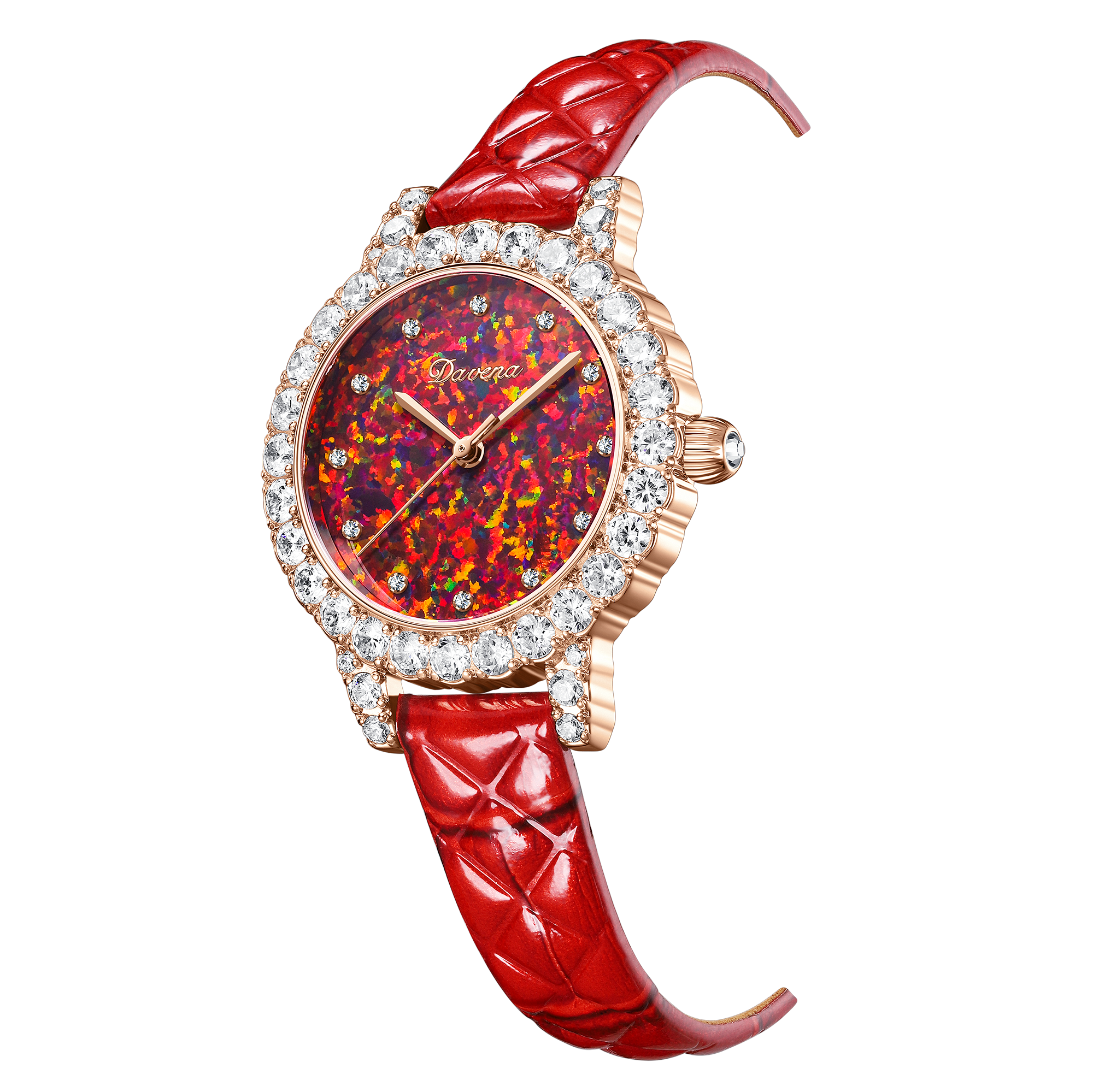 Luxury crystal watch