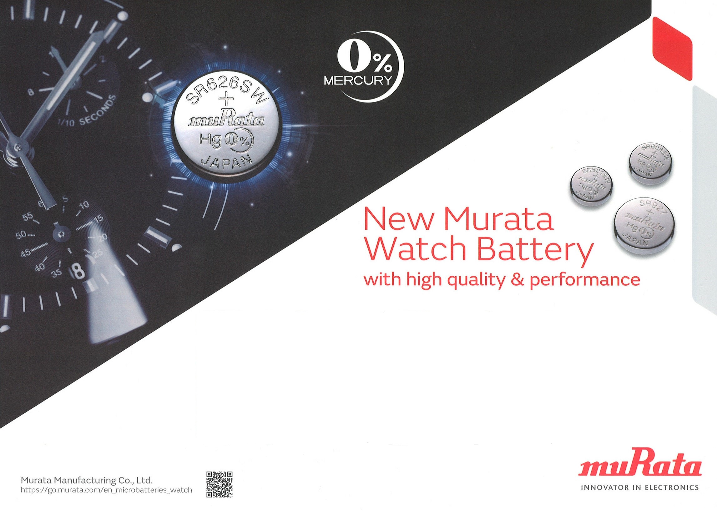 Murata Watch Battery SR936SW/394 | Watch Parts | Watches  Clocks