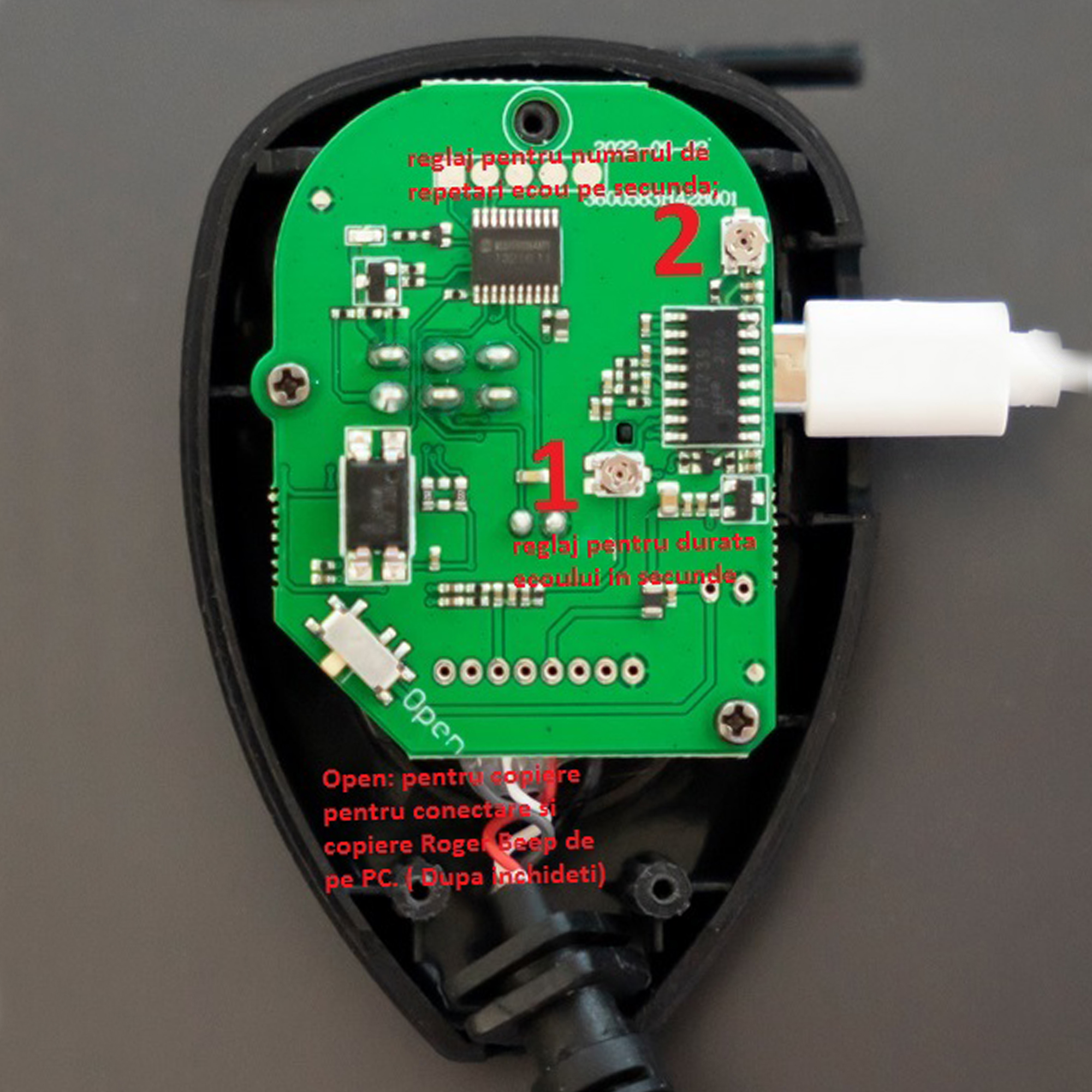 PNI Echo One microphone for PNI HP 6500 and PNI HP 7120 with echo mode