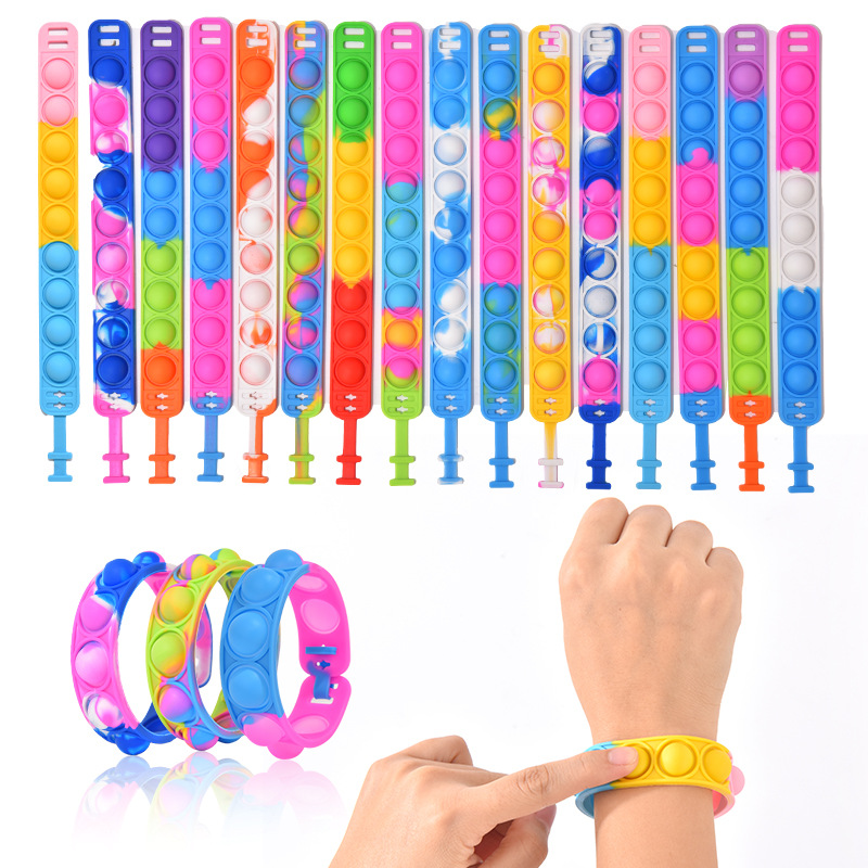 ShineWorld push pops bubble sensory fidget bracelet toys wearable