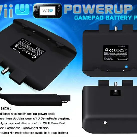 Power Up Battery For Wii U Gamepad Controller Consumer Electronics Electronics Power Up Battery For Wii U Gamepad Controller Consumer Electronics Electronics