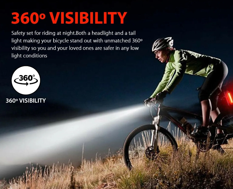 Outdoor Headlights Bicycle Riding Lights Mountaineering Camping