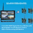 1080p HD Digital Wireless Monitor with 4 ch Camera Set