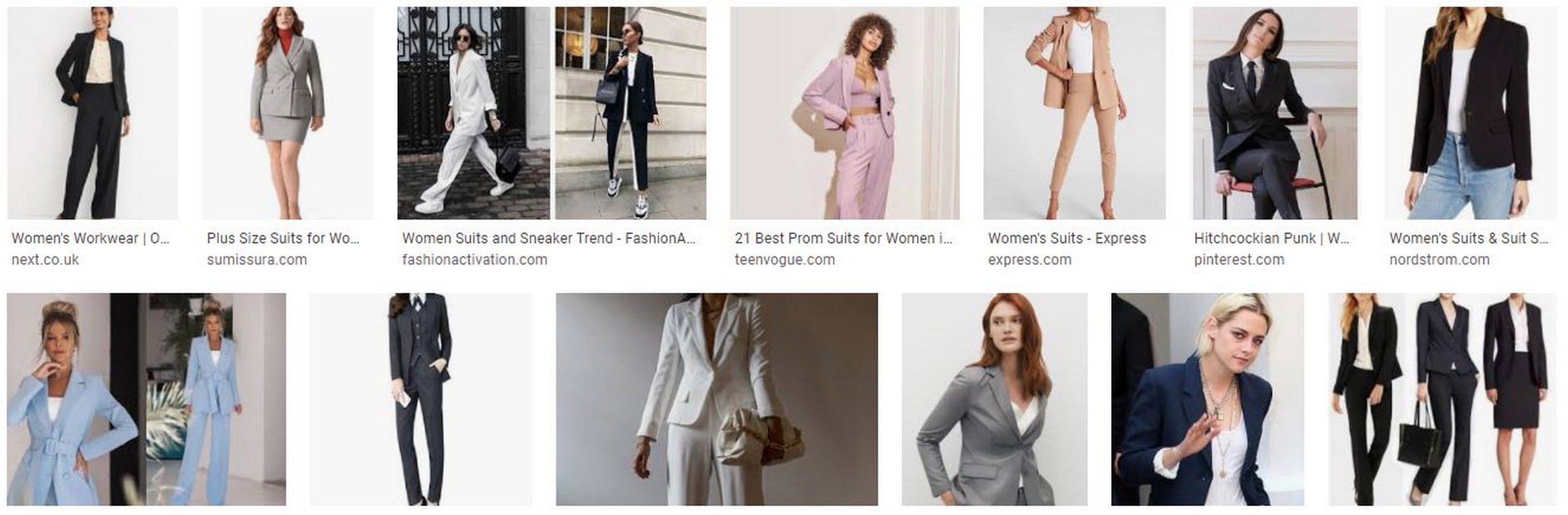 Women Suits and Sneaker Trend - FashionActivation