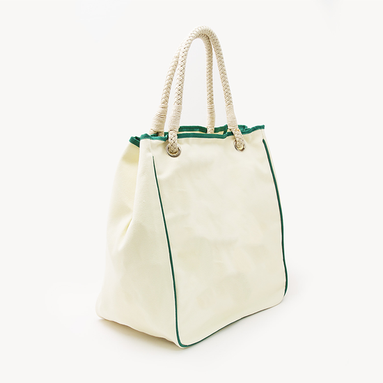 Rope Handles Cotton Tote Bag | 袋类、手提包及配件 | 时装，眼镜及配饰