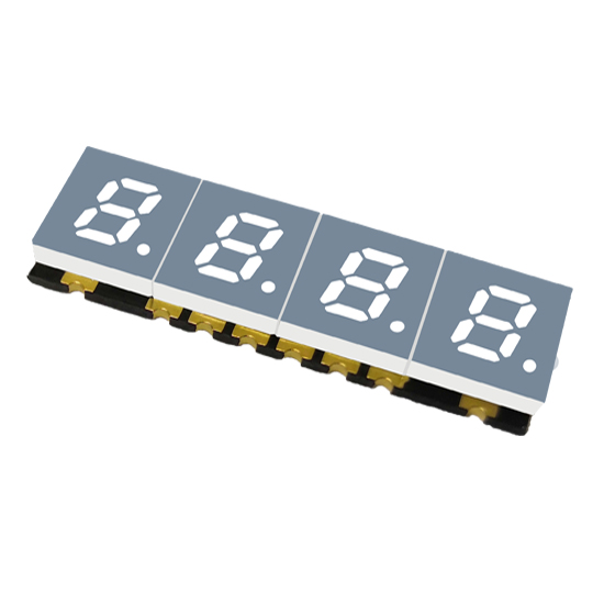 0.20inch (5.08mm), Quadruple Digit 7segment SMD LED Display Parts, Components & Electrical