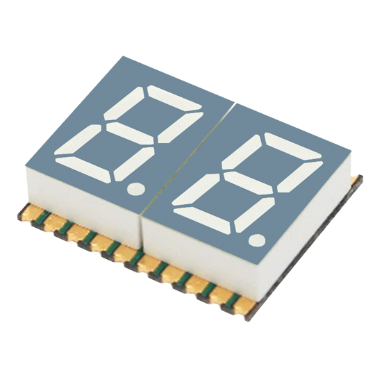 0.30inch (7.62mm), Dual Digit 7segment SMD LED Display Parts, Components & Electrical